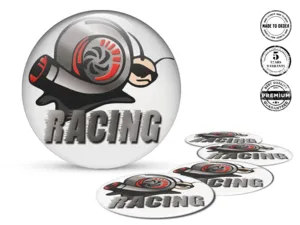 Wheel Decals Limited Tuning Racing Dome Logo